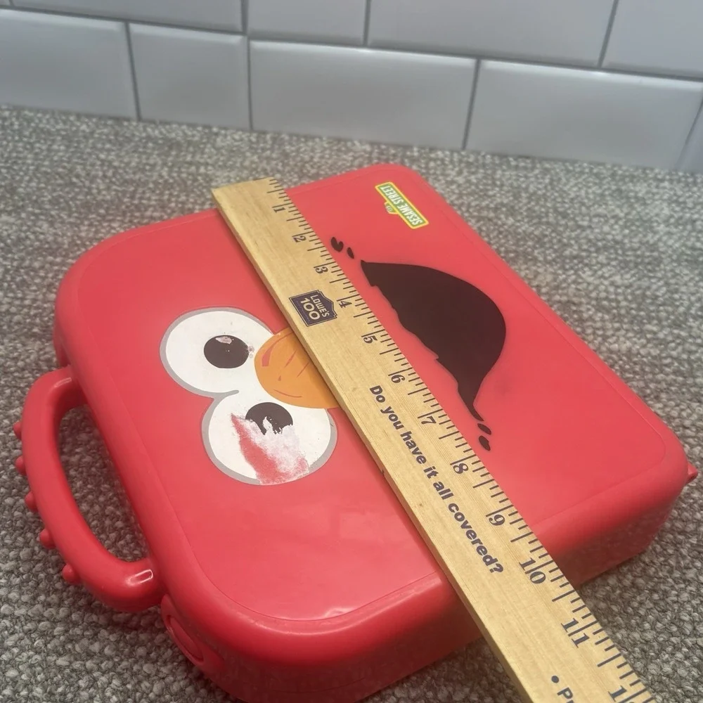 Sesame Streets Elmo On The Go ABC Carrying Case With ALL Letters!
